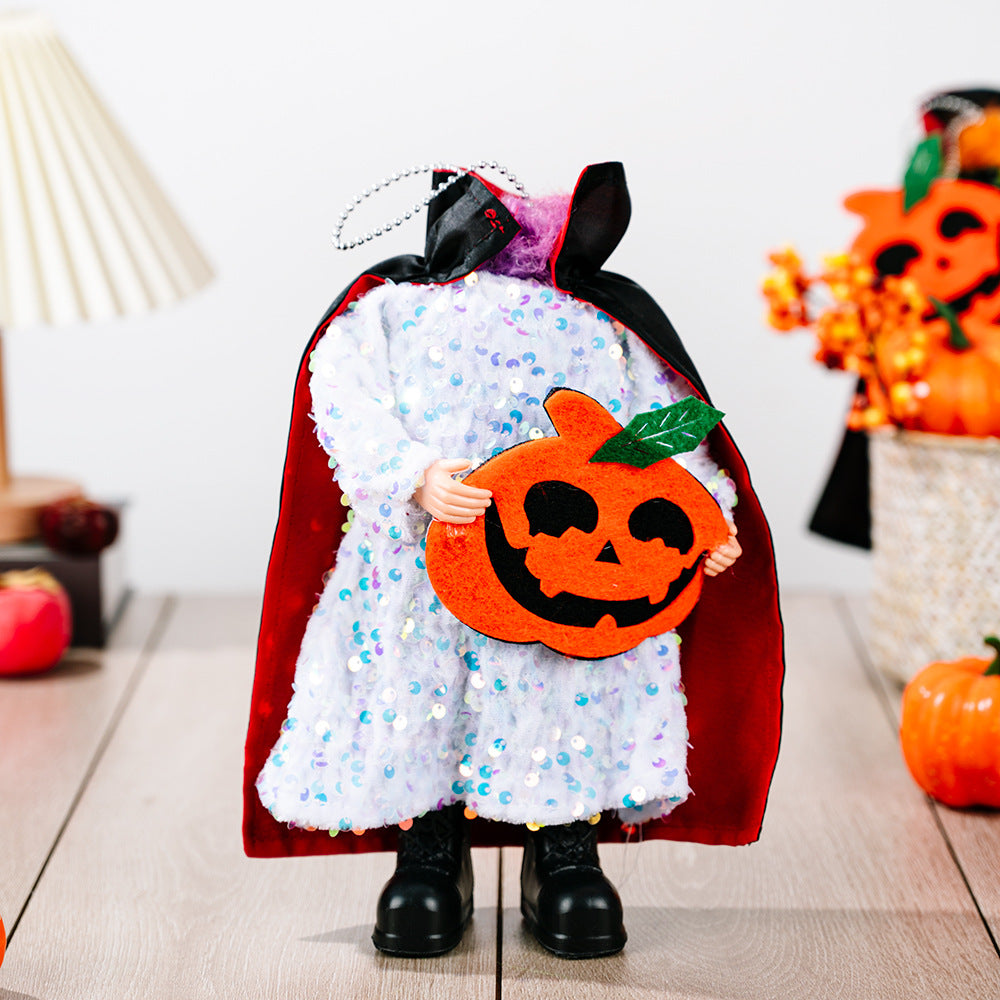 Two-Piece Sequin Halloween Hanging Widgets 