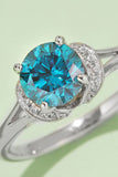1 Carat Moissanite 4-Prong 925 Sterling Silver Ring 