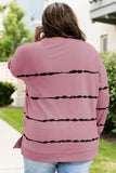 Plus Size Round Neck Dropped Shoulder Sweatshirt 