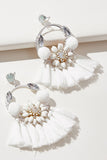 Tassel Detail Dangle Earrings 