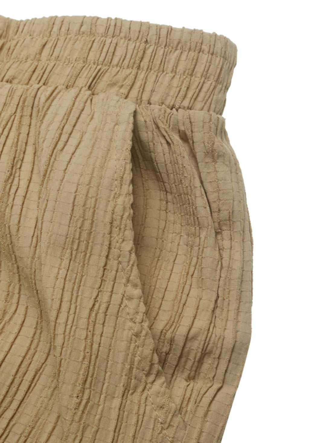 Perfee Textured High Waist Joggers 