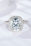 Adored 6 Carat Moissanite Halo Ring 