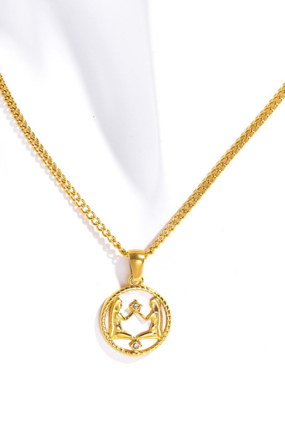 Constellation Pendant Stainless Steel Necklace 