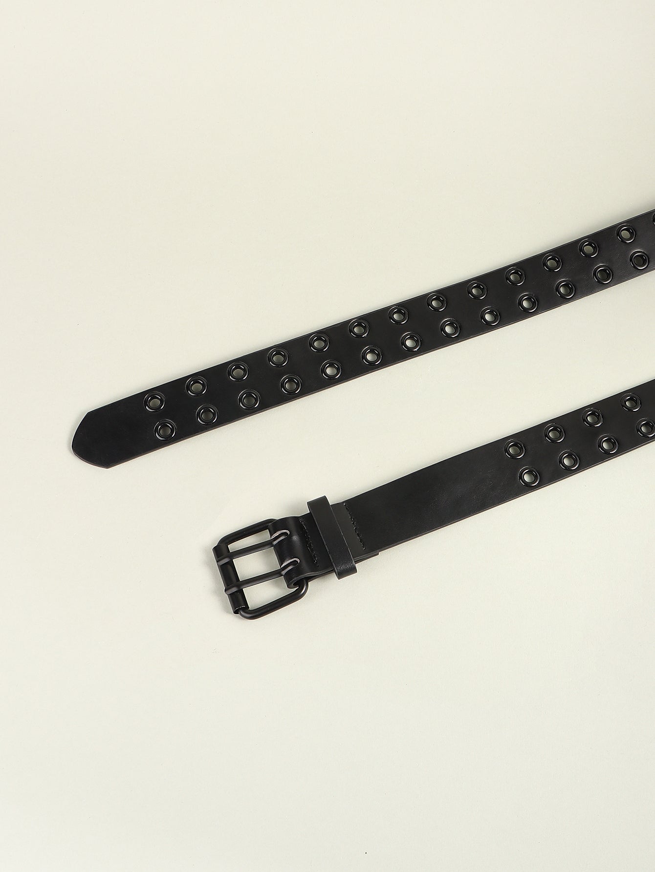 Grommet PU Leather Belt 