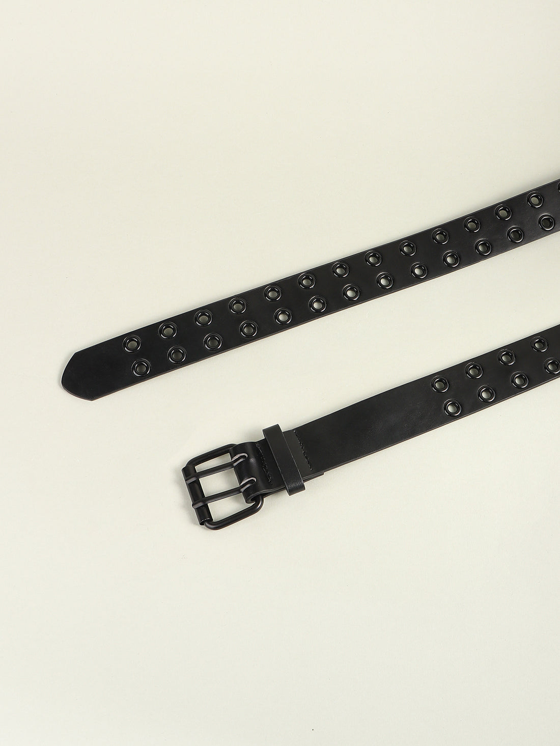 Grommet PU Leather Belt 