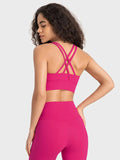 Millennia Crisscross Scoop Neck Active Tank 