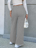 Lovelet Striped Wide Leg Pants Pants