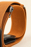 PU Elastic Snap Closure Belt 