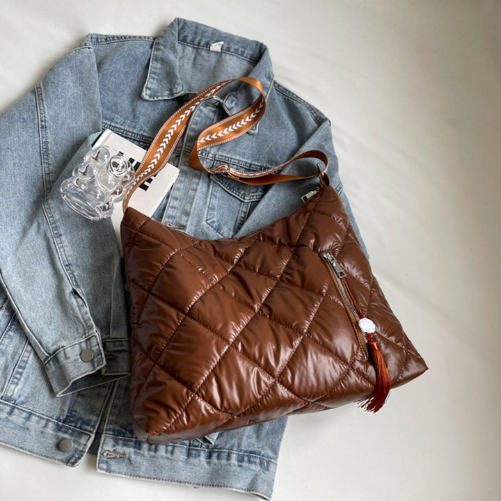 Quilted Nylon Travel Bag 