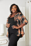 Mandy Plaid Dropped Shoulder Shirt 