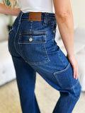 Judy Blue Full Size High Waist Cargo Jeans 