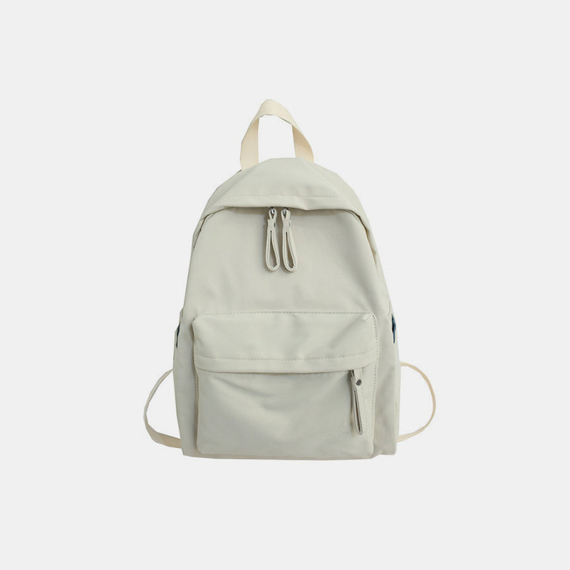 Zip Cotton Backpack Bag 