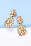 Teardrop Shape Zinc Alloy Dangle Earrings 