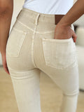 Judy Blue Full Size Garment Dyed Tummy Control Skinny Jeans 
