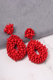 Beaded Dangle Earrings 