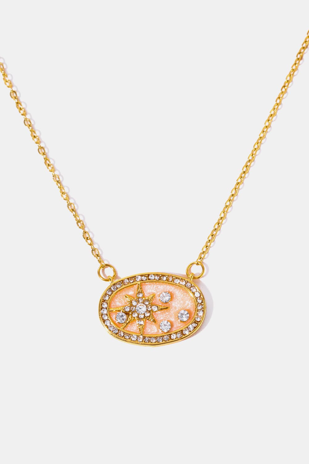 Stars in the Plate Pendant Copper Necklace 