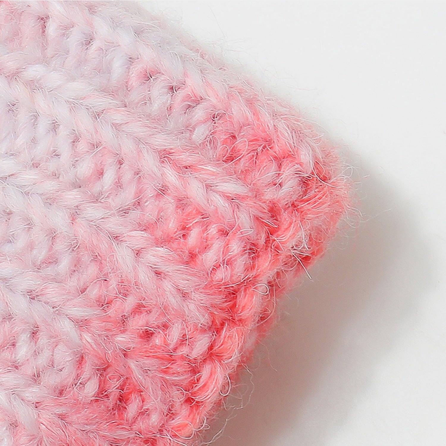 Gradient Knit Hat with Pompom 