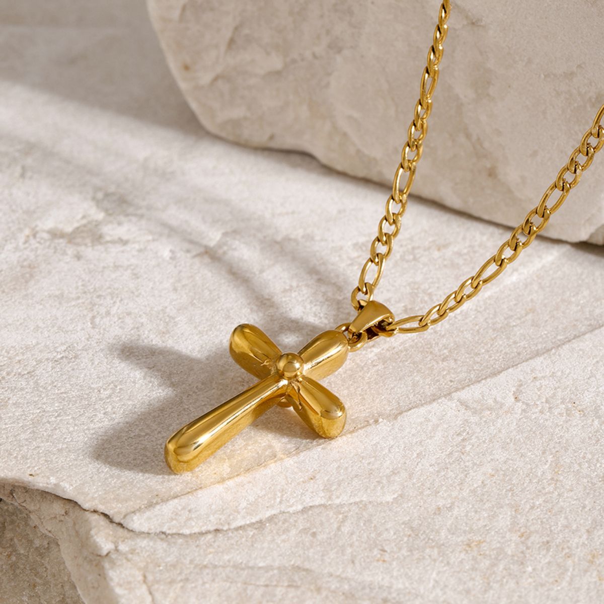 Stainless Steel Cross Necklace 