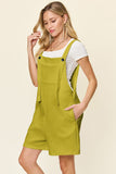 Double Take Full Size Texture Sleeveless Romper 