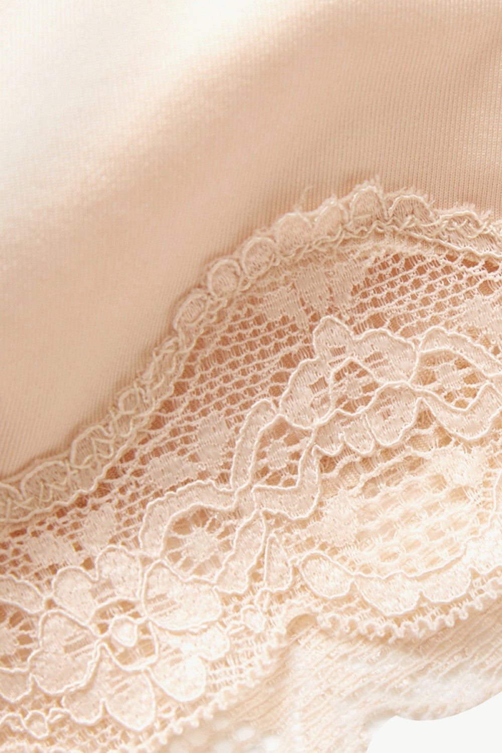 Full Size Lace Trim Shaping Shorts 