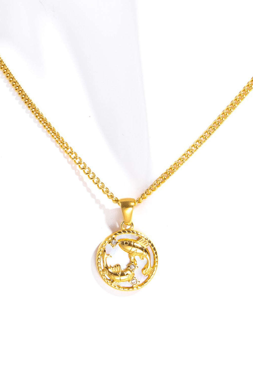 Constellation Pendant Stainless Steel Necklace 