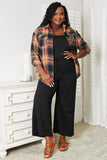 Mandy Plaid Dropped Shoulder Shirt 