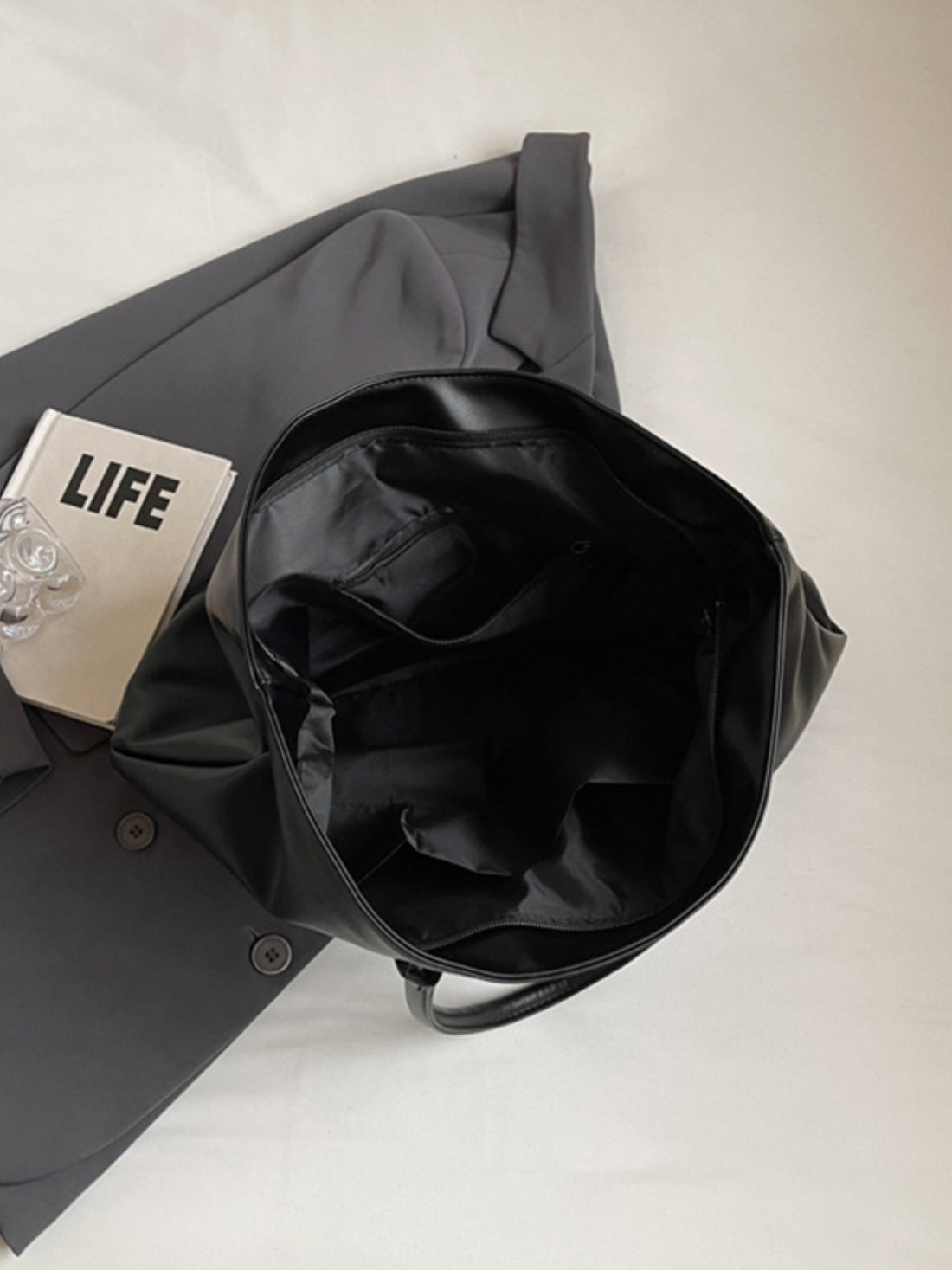 BETTER LIFE PU Leather Tote Bag 