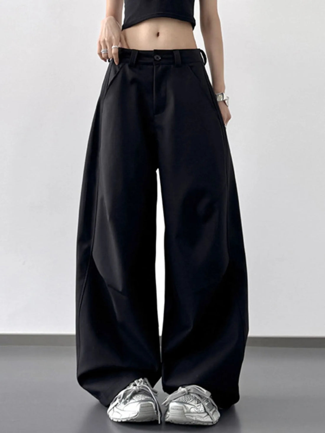 High Waisted Wide Leg Pants 