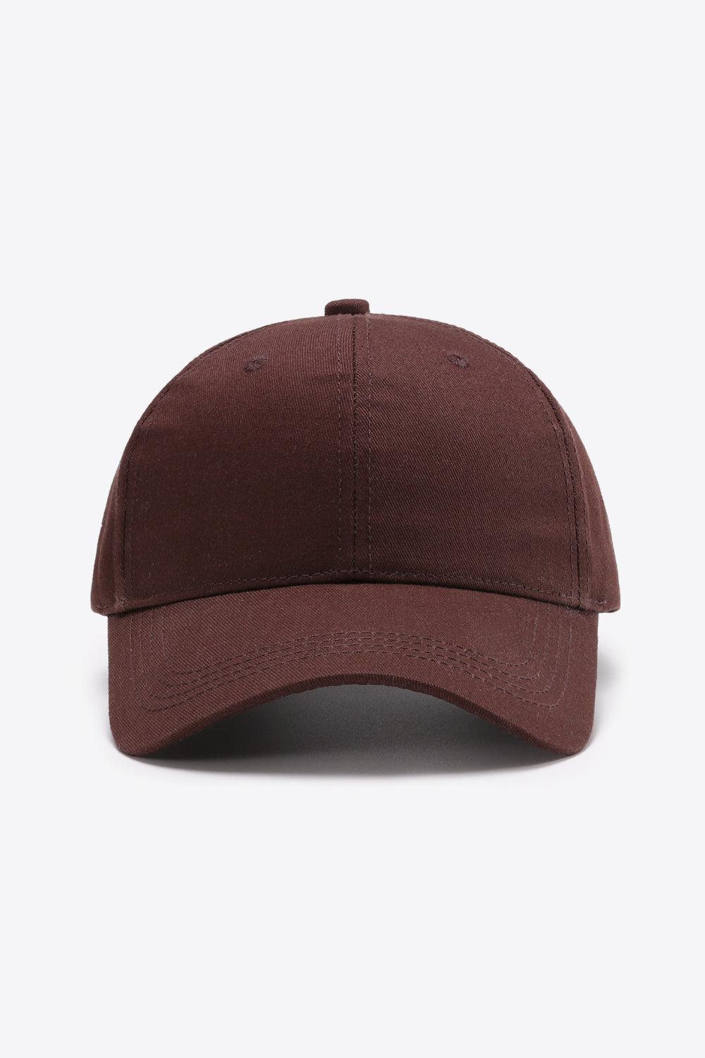 Plain Adjustable Cotton Baseball Cap 