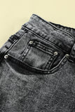 Slit Flare Jeans 