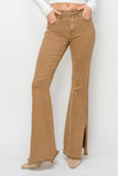 RISEN Bailey Full Size High Waist Side Slit Flare Jeans 