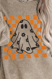 Ghost Round Neck Long Sleeve Sweatshirt 