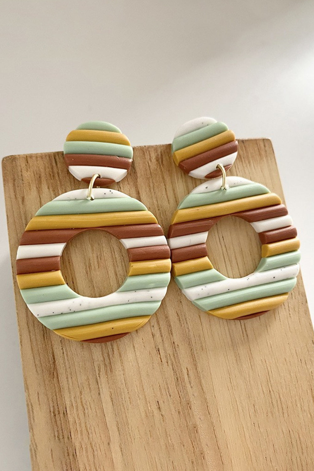 Round Shape Dangle Earrings 