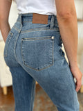 Judy Blue Full Size Cuffed Hem Slim Jeans 