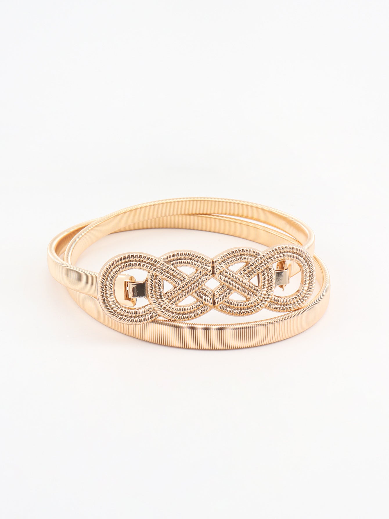 Knot Buckle Metal Belt 