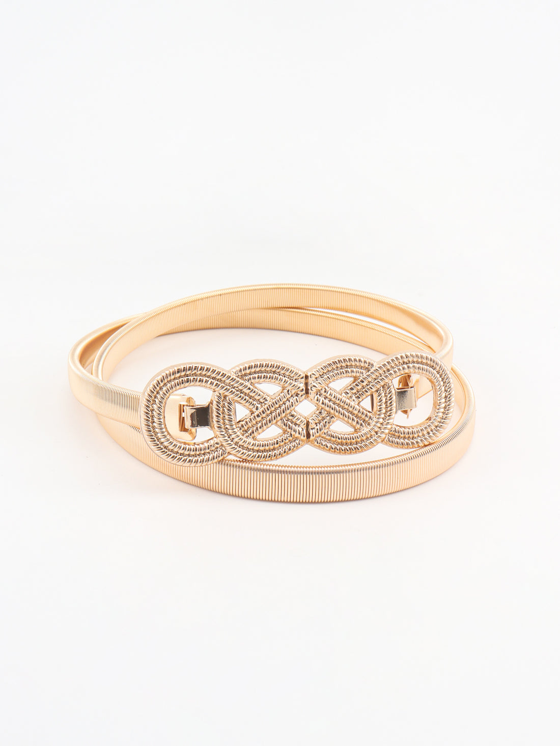 Knot Buckle Metal Belt 