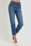 RISEN Full Size High Rise Ankle Jogger Jeans 