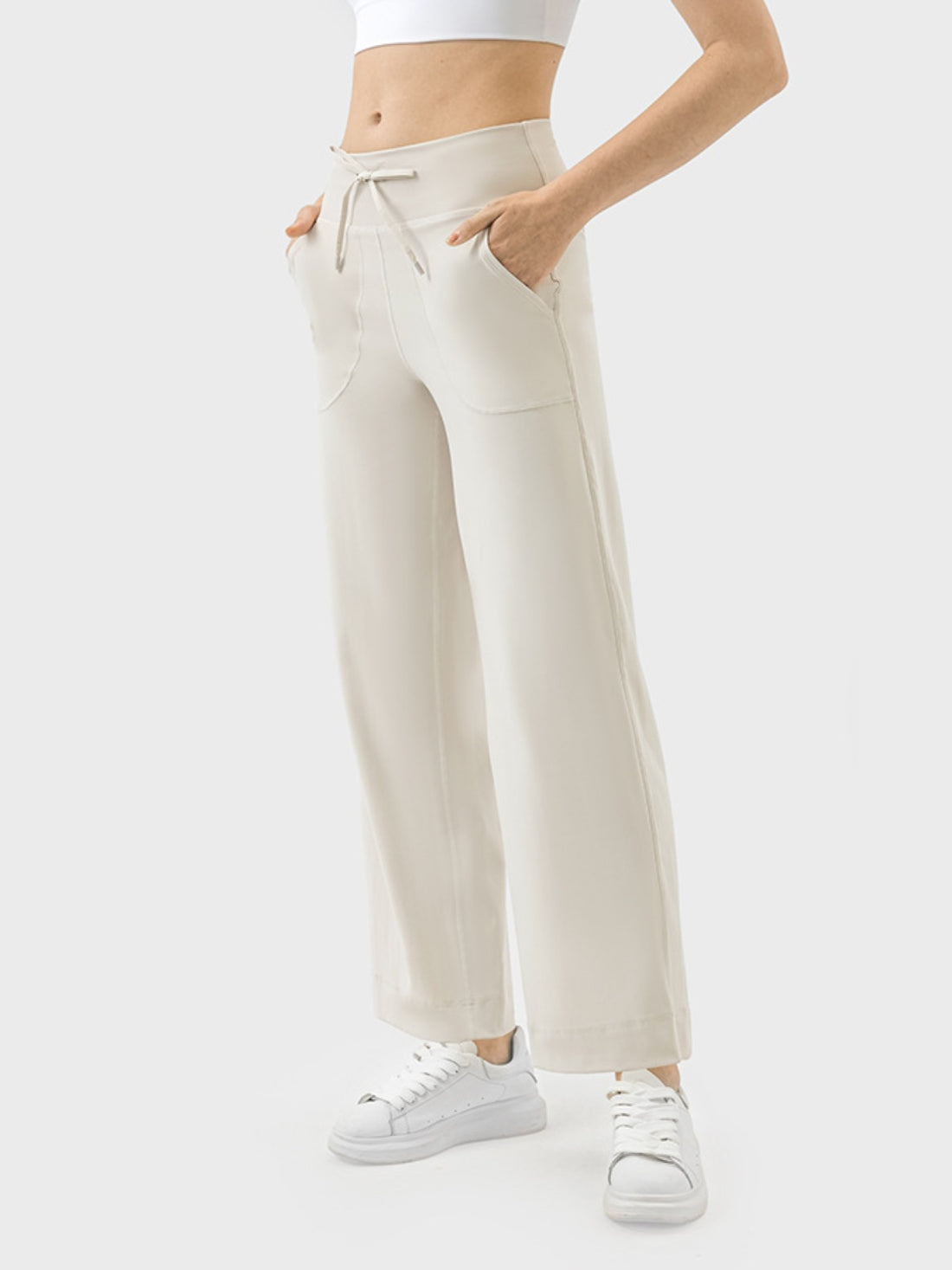 Millennia Drawstring Active Pants with Pockets 