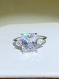 3 Carat Moissanite 925 Sterling Silver Square Shape Ring Accessories