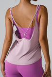 Crisscross Round Neck Active Tank 