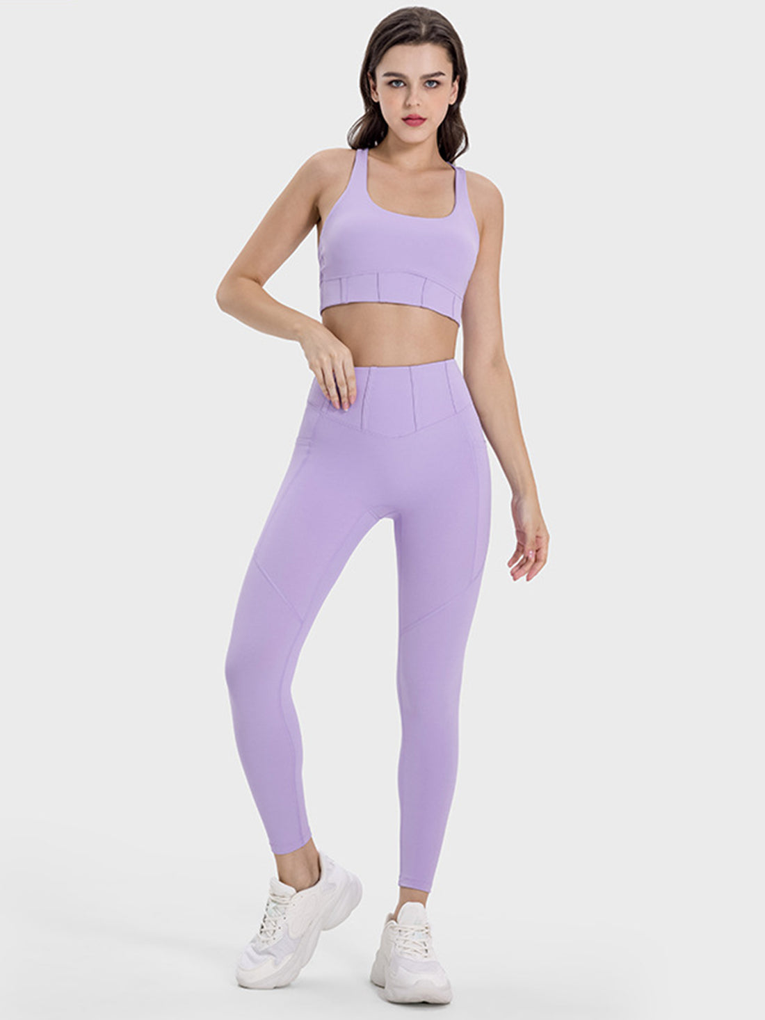 Millennia Square Neck Wide Strap Active Tank 