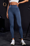 Wide Waistband High Waist Active Leggings 