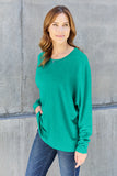 Double Take Full Size Round Neck Long Sleeve T-Shirt 