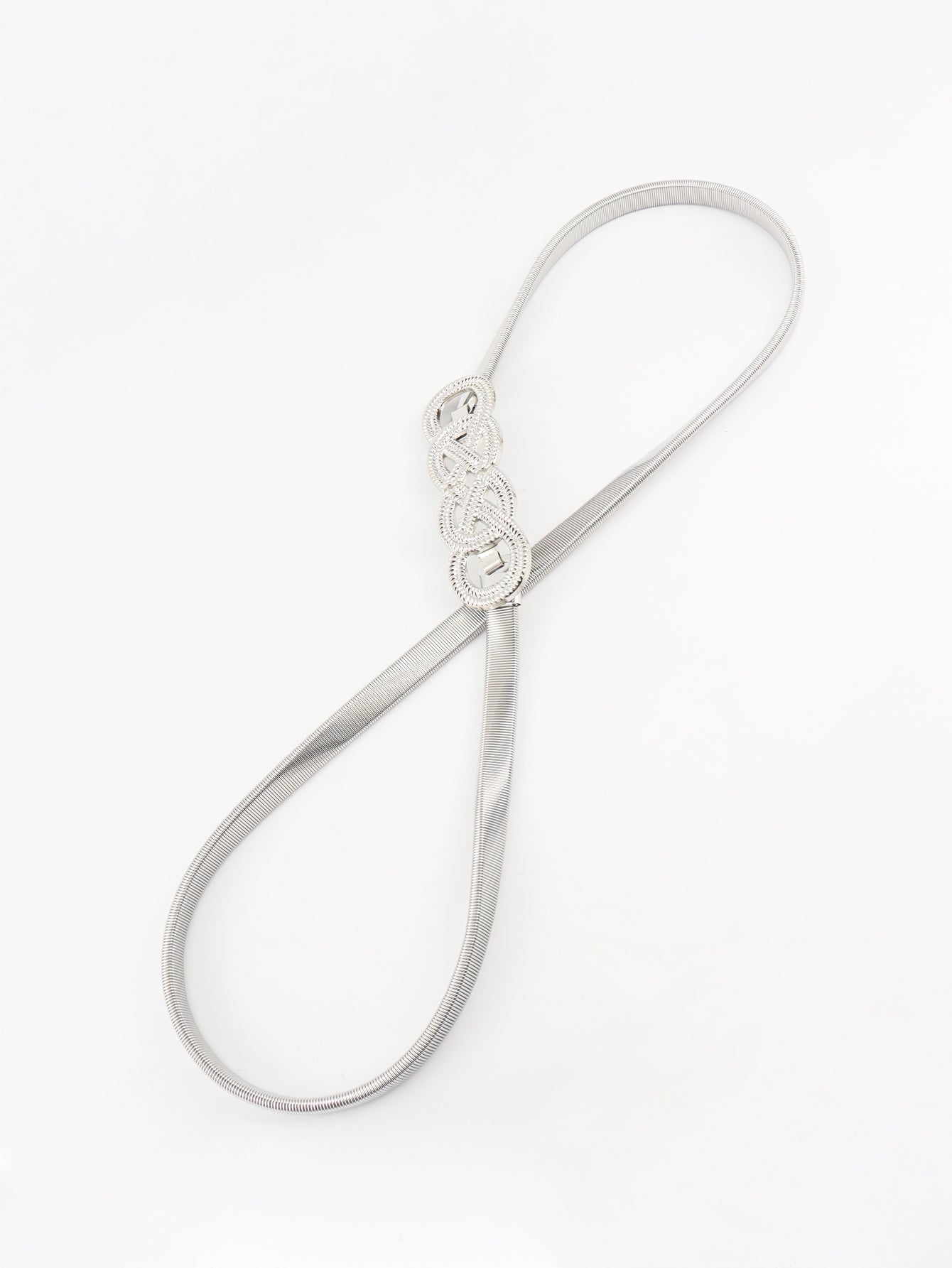 Knot Buckle Metal Belt 