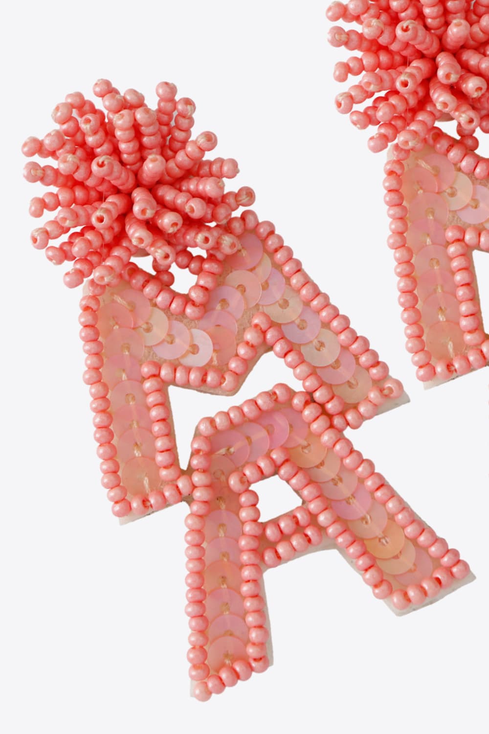 MAMA Beaded Dangle Earrings 