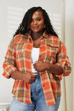 Mandy Plaid Dropped Shoulder Shirt 