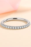Curious Time 925 Sterling Silver Moissanite Ring 