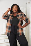 Mandy Plaid Dropped Shoulder Shirt 