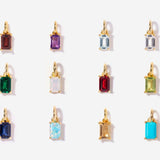 Titanium Steel Inlaid Zircon Pendant Necklace 