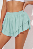 Layered Mid-Rise Waist Active Skirt 